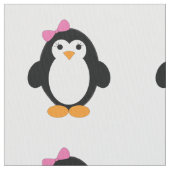 Cute Girl Penguin Stof (Close Up)