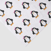 Cute Girl Penguin Tissuepapier (Detail)