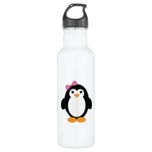 Cute Girl Penguin Waterfles