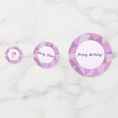 Cute Girl Pig Confetti (Achterkanten)