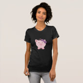Cute Girl Pig T-shirt (Voorkant volledig)