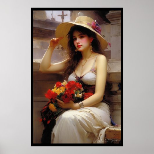 Cute Girl Poster (Voorkant)