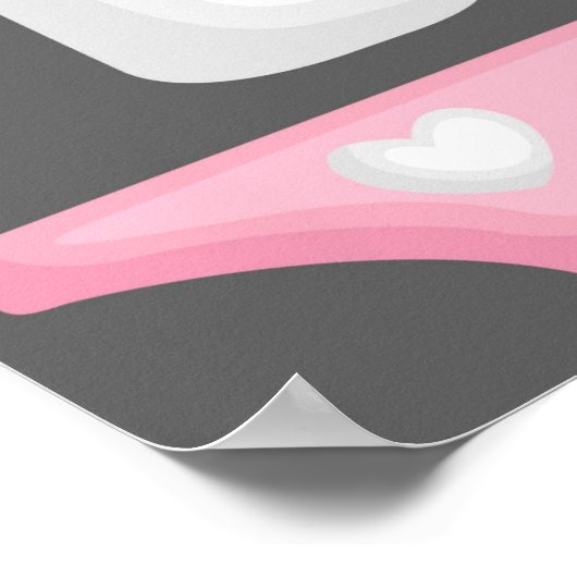 Cute Girl Potty Training Poster (Hoek)