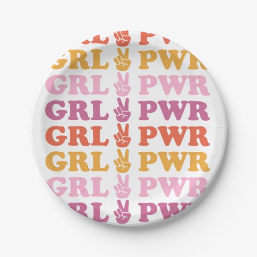 Cute Girl Power met Bord voor hartpapier (Voorkant)