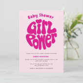 Cute Girl Power met hart Kaart (Staand voorkant)