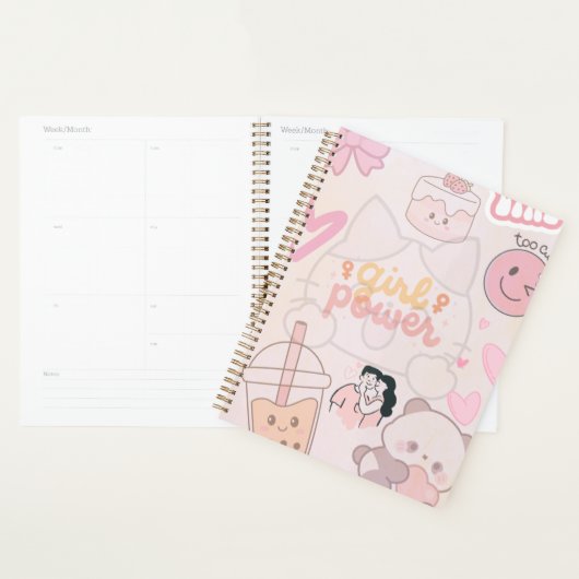 Cute Girl Power Planner  (Display)