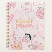 Cute Girl Power Planner  (Voorkant)