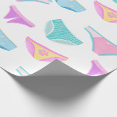 Cute Girl Power Underwear Girly Cadeaupapier (Hoek)