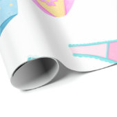 Cute Girl Power Underwear Girly Cadeaupapier (Rol Hoek)