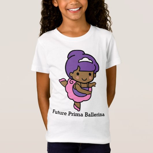 Cute girl Prima Ballerina T-shirt (Voorkant)
