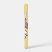 Cute Girl Reading with Cat – Pastel Aesthetic iPho iPhone 15 Case (Linkerkant)