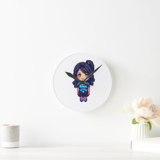 Cute girl ronde klok (Huis)