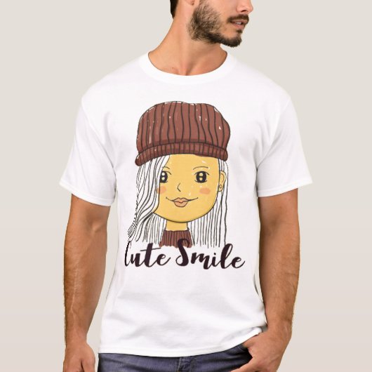 Cute girl t-shirt (Voorkant)
