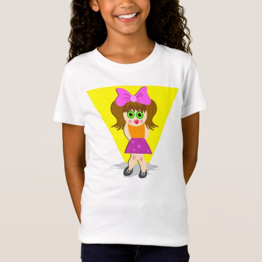 Cute Girl T-shirt (Voorkant)