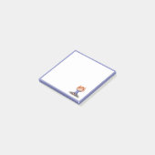 Cute Girl Yoga Meditatie Schrijfwaren Post-it® Notes (Schuin)