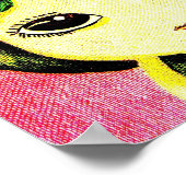 Cute Girl - Ze kweekt een boom Poster (Hoek)