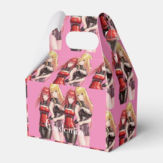 Cute Girls Anime Thunder_Cove Bedankdoosjes (Voorkant Zijde)