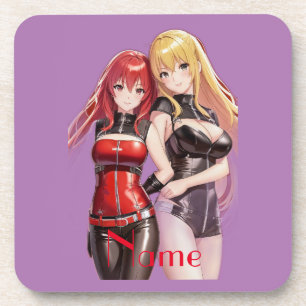 Cute Girls Anime Thunder_Cove Bier Onderzetter