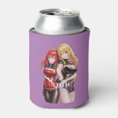 Cute Girls Anime Thunder_Cove Blikjeskoeler (Blikje Voorkant)