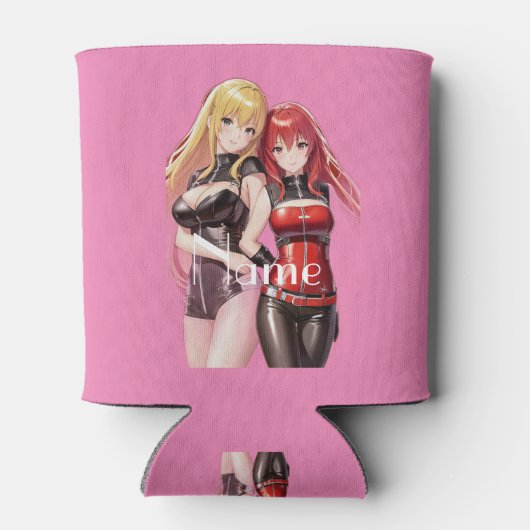 Cute Girls Anime Thunder_Cove Blikjeskoeler (Achterkant)