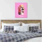 Cute Girls Anime Thunder_Cove Canvas Afdruk (Insitu (Slaapkamer))