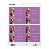 Cute Girls Anime Thunder_Cove Etiket (Full Sheet)