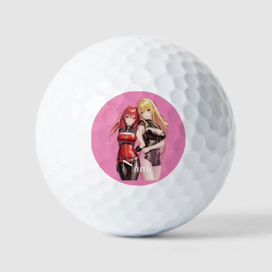 Cute Girls Anime Thunder_Cove Golfballen (Voorkant)