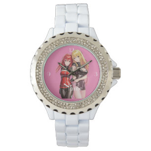 Cute Girls Anime Thunder_Cove Horloge