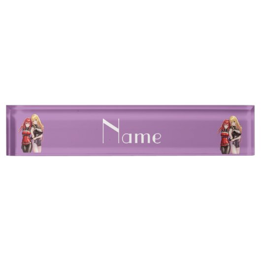 Cute Girls Anime Thunder_Cove Naambordje (Voorkant)