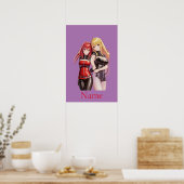 Cute Girls Anime Thunder_Cove Poster (Keuken)