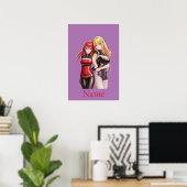 Cute Girls Anime Thunder_Cove Poster (Thuiskantoor)
