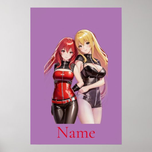 Cute Girls Anime Thunder_Cove Poster (Voorkant)
