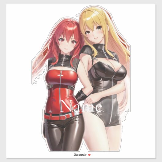 Cute Girls Anime Thunder_Cove Sticker (Vel)