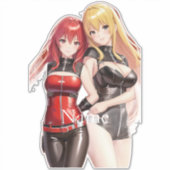 Cute Girls Anime Thunder_Cove Sticker (Voorkant)