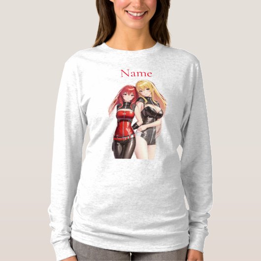 Cute Girls Anime Thunder_Cove T-shirt (Voorkant)