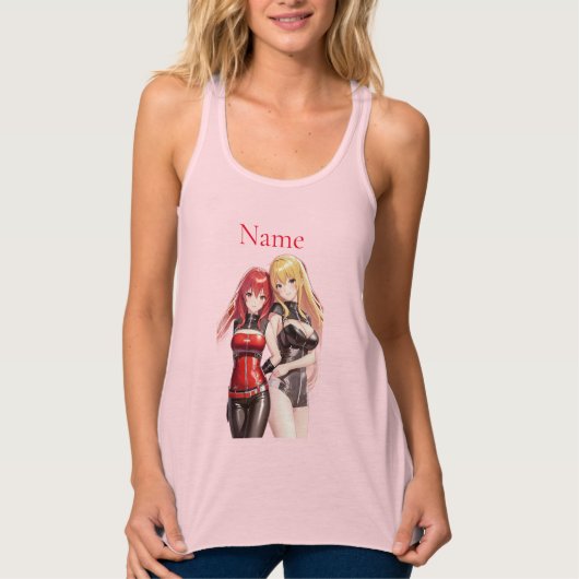 Cute Girls Anime Thunder_Cove Tanktop (Voorkant)