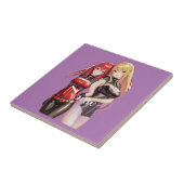 Cute Girls Anime Thunder_Cove Tegeltje (Zijkant)