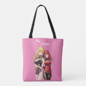Cute Girls Anime Thunder_Cove Tote Bag (Achterkant)
