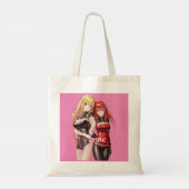 Cute Girls Anime Thunder_Cove Tote Bag (Achterkant)