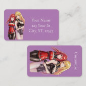 Cute Girls Anime Thunder_Cove Visitekaartje (Voorkant / Achterkant)