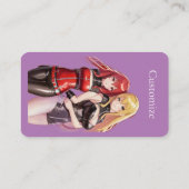 Cute Girls Anime Thunder_Cove Visitekaartje (Achterkant)