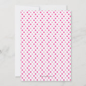 Cute Girls Cupcake High Tea Party Birthday Pink Bedankkaart (Achterkant)