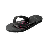 Cute Girls Gymnastics Teenslippers met haar naam (Schuin)