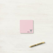 Cute Girls Koala Beer Pink - Gepersonaliseerd Post-it® Notes (Op bureau)