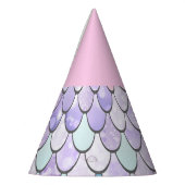 Cute Girls Mermaid Birthday Party Pet Feesthoedjes (Links)