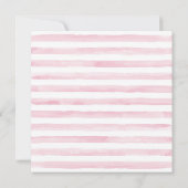 Cute Girls Oerwoud Animals Baby shower Kaart (Achterkant)