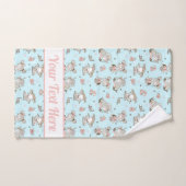 Cute Girls Reading Books Gift Ideeën Bad Handdoek (Handdoek)