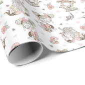 Cute Girls Reading Books Gift Ideeën Cadeaupapier (Rol Hoek)