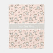 Cute Girls Reading Books Gift Ideeën Fleece Deken (Voorkant)