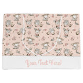 Cute Girls Reading Books Gift Ideeën Groot Cadeauzakje (Voorkant)